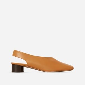 Everlane | Square Toe Slingback Heel